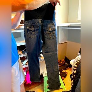 Jeans maternity size med